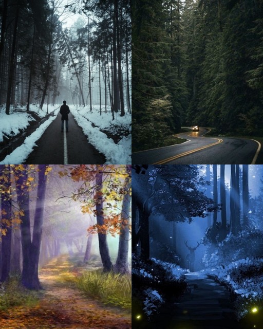 HICH:Choose the road you want to walk.