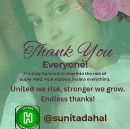 HICH:Won with love, smiled with grace_ thank you all!  Grateful for the moment,but it's time to grow and glow ahead! #Moveahead😊