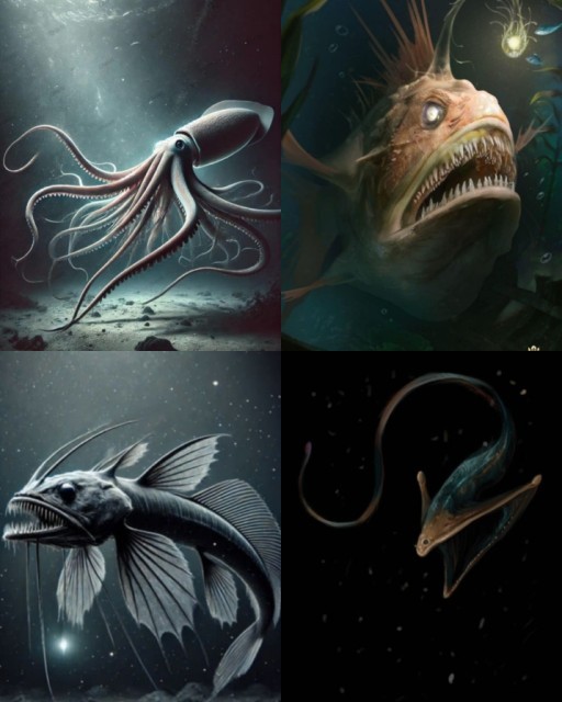 HICH:If you could explore the deepest parts of the ocean, what creatures would you like to find?