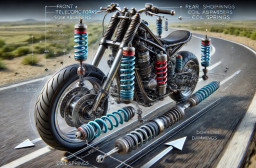HICH:How does a bike suspension system Work to absorb bumps and vibrations ?