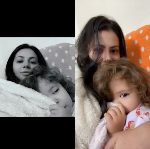 HICH:When outside it's cold and rain we stay at home 🤭🤭