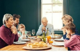HICH:Do you say any kind of prayer before dinner in your household?