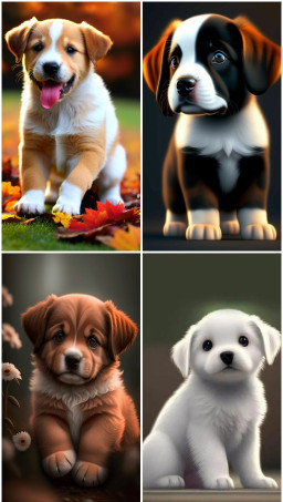 HICH:Human furry friend  known for its tendency to fetch balls and chase its own tail,which one would you adopt?