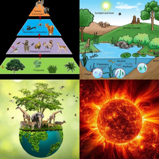 HICH:Which statement do you think represents a characteristic of an ecosystem that is not likely to sustain itself?