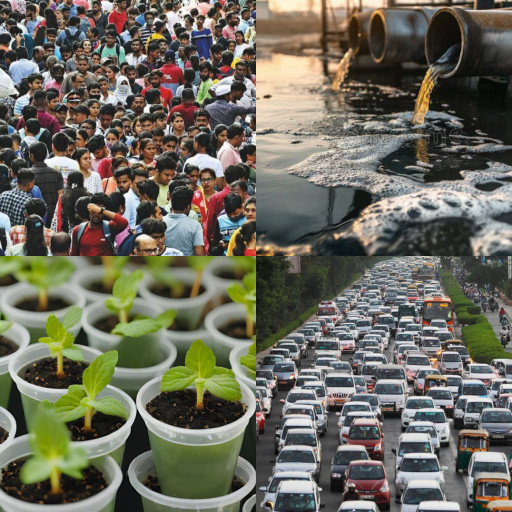 HICH:Which of the following do you think leads to water scarcity?