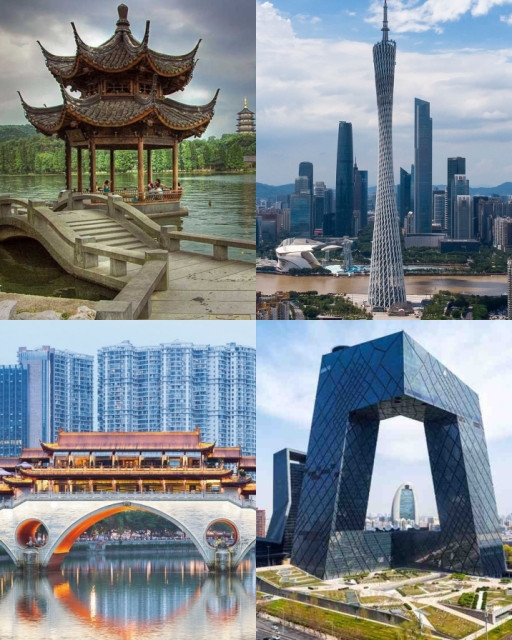 HICH:Four Beautiful Things and Places in China. Those four places are really beautiful. Where do you want to go visit?