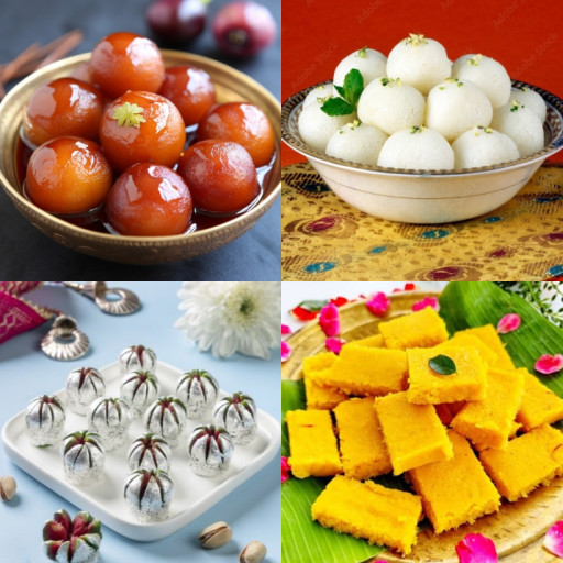 HICH:These four are my favorite among the few delicious sweets in India.  If you are a sweet lover, which one do you prefer?