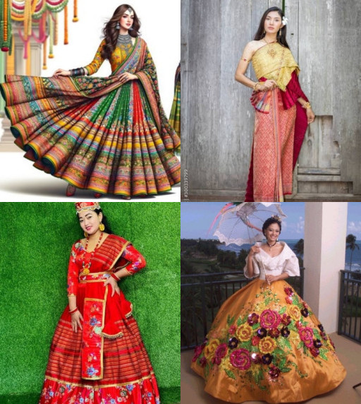 HICH:Which Among this four wearing Countries National Costume is the best?