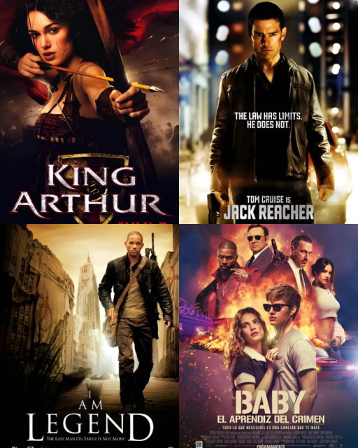 HICH:Hollywood top 4 movies:“Unyielding Heroes: Tales of Courage and Survival in Epic Battles”? choose your favourite movie?