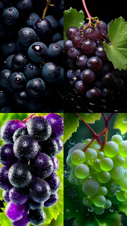 HICH:Which color of grape fruit looks mouth watering?# fruits