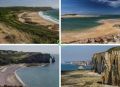 HICH:Here there are four beautiful beaches of Normandy, France. Which one of these images do you like most? #beaches #wild #Europe