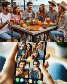 HICH:Even if your friends live in the same city as you, how do you prefer to meet up with them frequently?