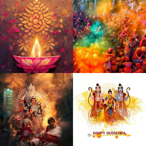 HICH:Which festival celebrates the victory of Lord Rama over Ravana?