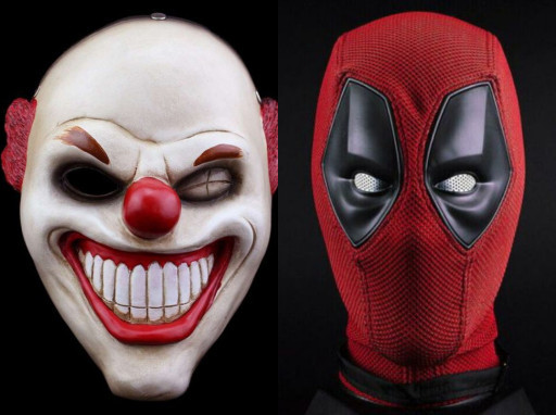 HICH:Would you rather have to wear a clown mask or a superhero mask everyday for the rest of your life?