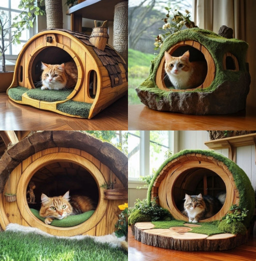HICH:A house that give your cat comfort, rest and relax with nature concept 🌿
#MeowMeowMeowMeow🐾
#LovelyCat🐱